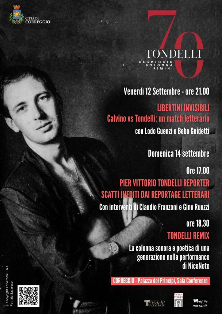 Correggio, Bologna e Rimini ricordano i settant’anni della nascita di Pier Vittorio Tondelli.