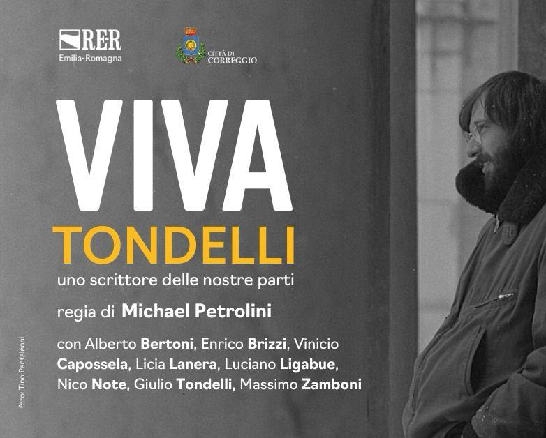 Proiezione di “Viva Tondelli” al Cinema Rosebud di Reggio Emilia